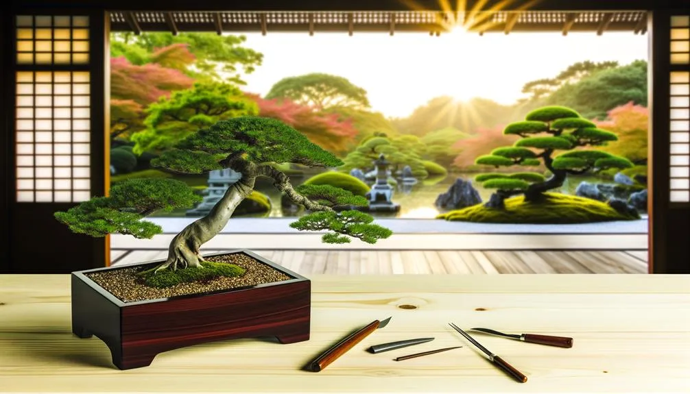 Slanting Bonsai Style: Techniques and Inspirations